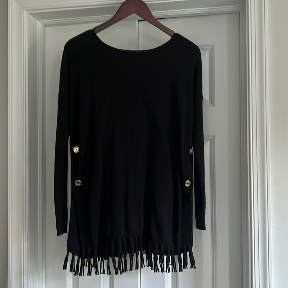Lilly Pulitzer black sweater XS